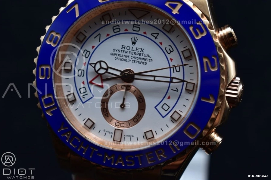 1:1 Blue on Bracelet Ceramic GMF TopPick Edition II 1223 Best RG RG 116685 YachtMaster A 1103